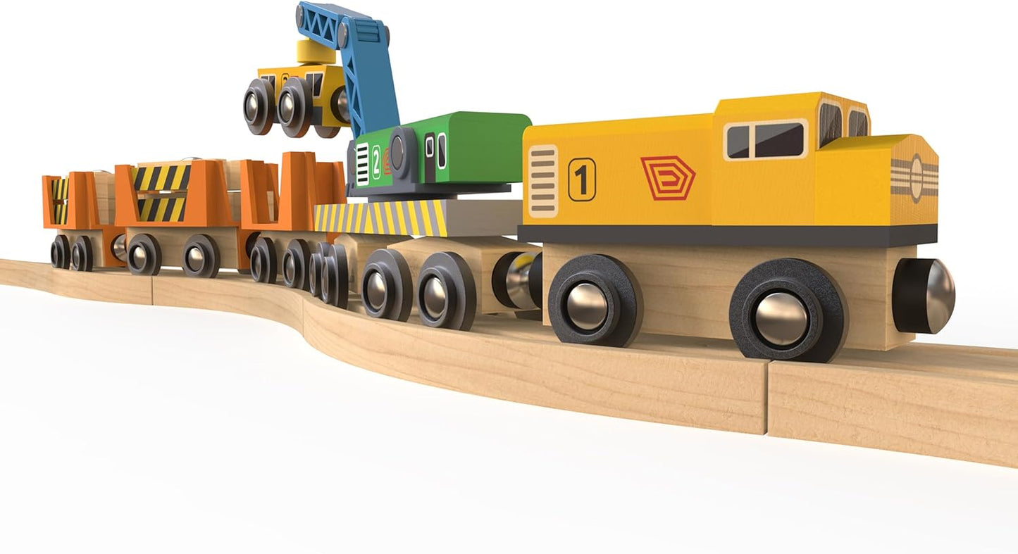 ORBRIUM® Toys 10 Pcs Work Trains: Railway Track Maintenance Crew