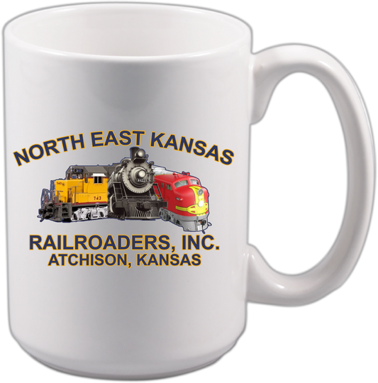 North East Kansas Railroads Ceramic Mug