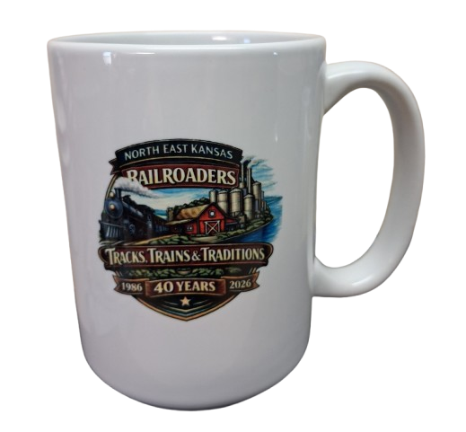 NEKRR Tracks, Trains & Traditions Ceramic Mug