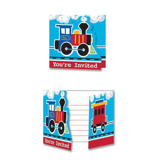 All Aboard Party Invitations