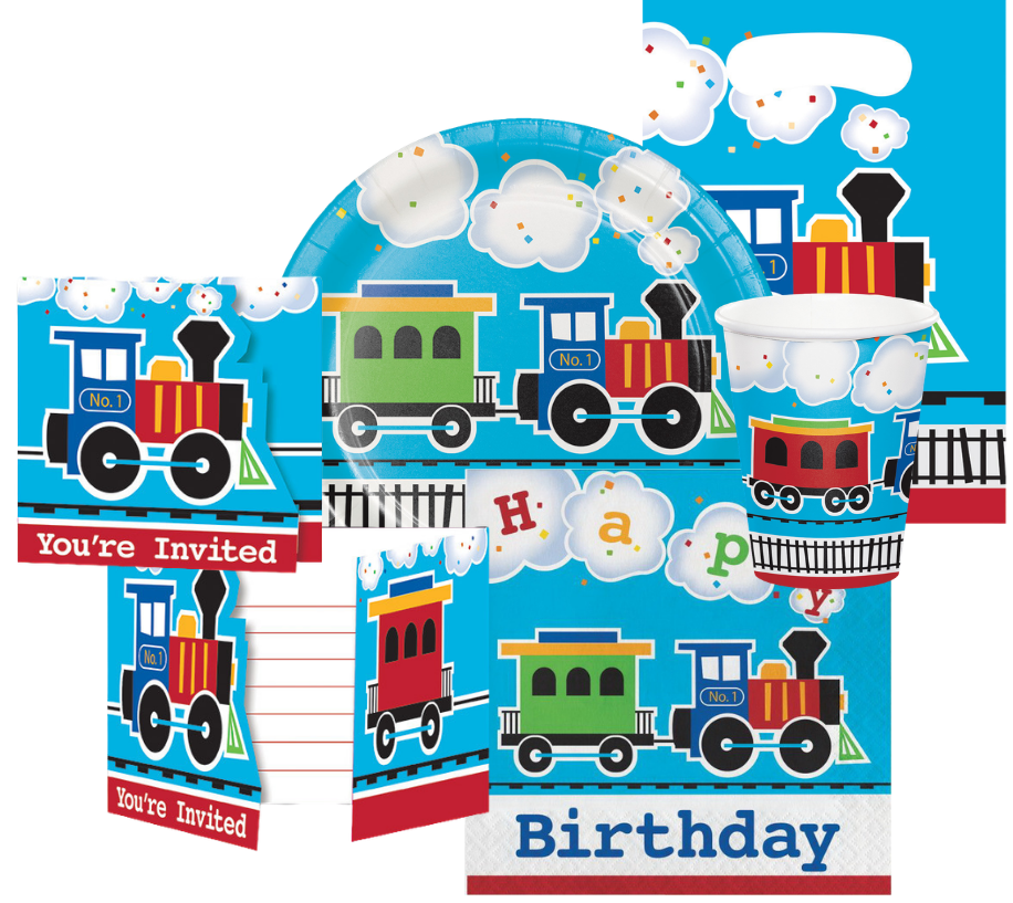 All Aboard Tanker Train Party Bundle