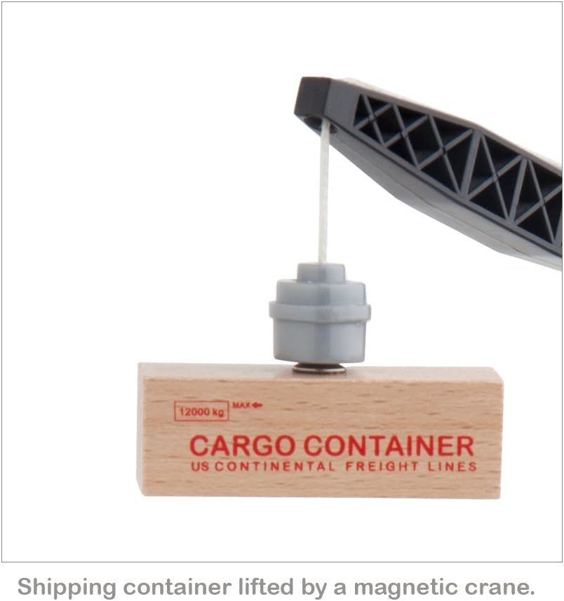 ORBRIUM® Toys Cargo Train Car Set for Wooden Railway, 5- Piece