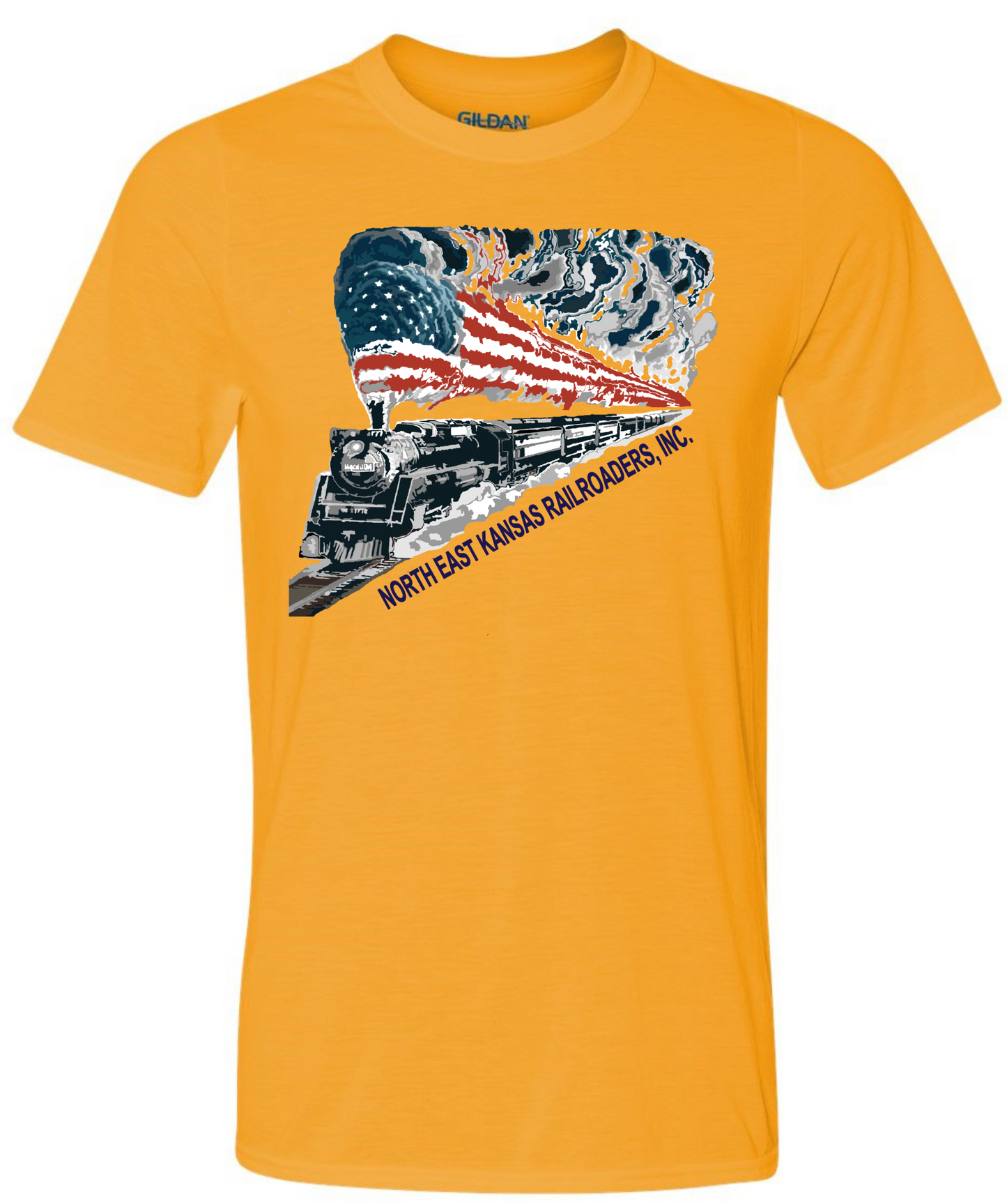 NEKRR Patriot Train T-Shirt
