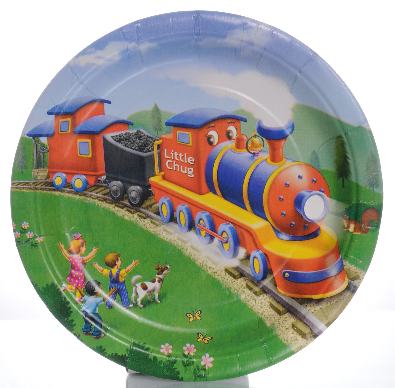 Little Chug Train Party Dinner Plates