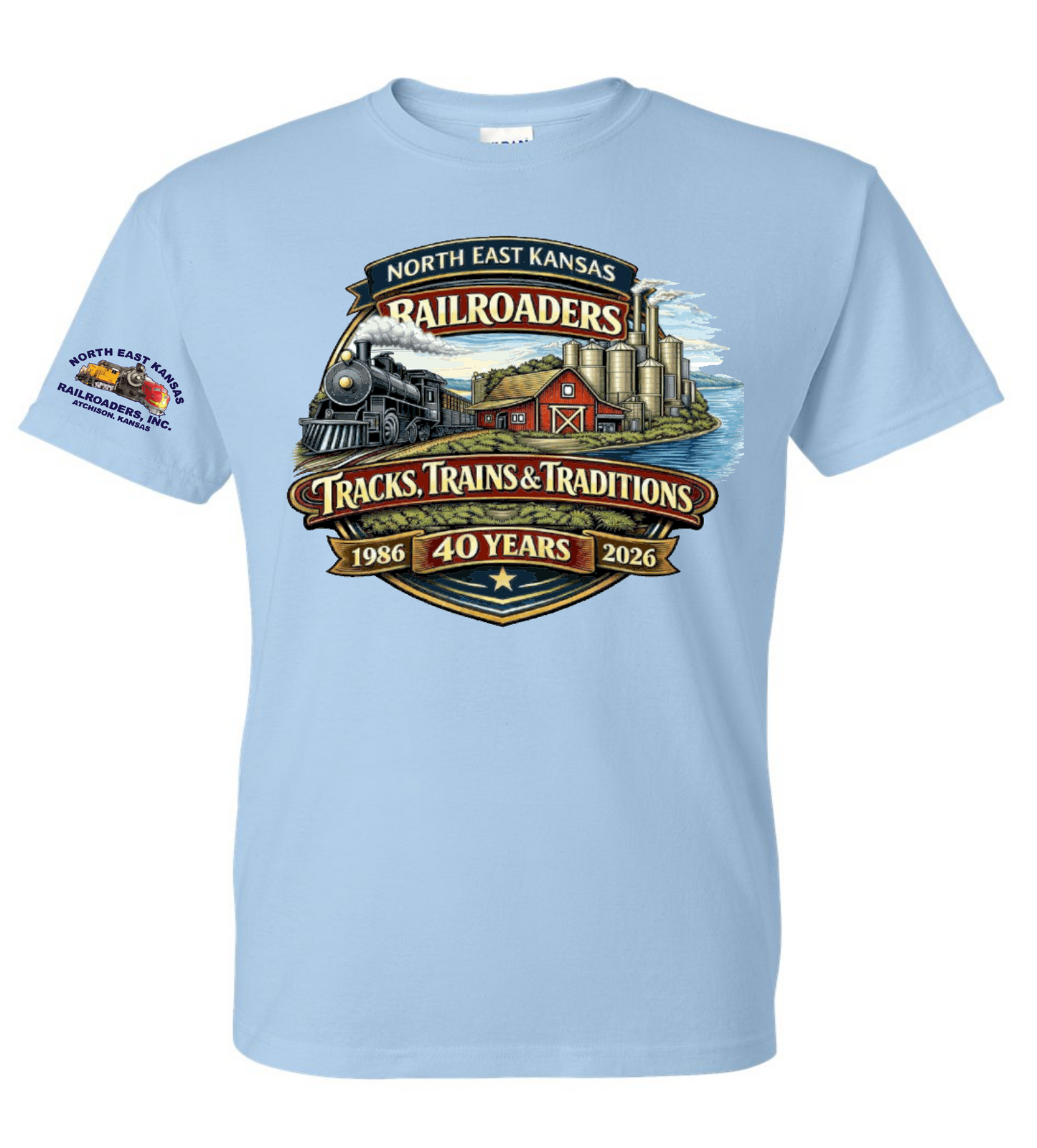 Member 40th Celebration Light Blue Tee