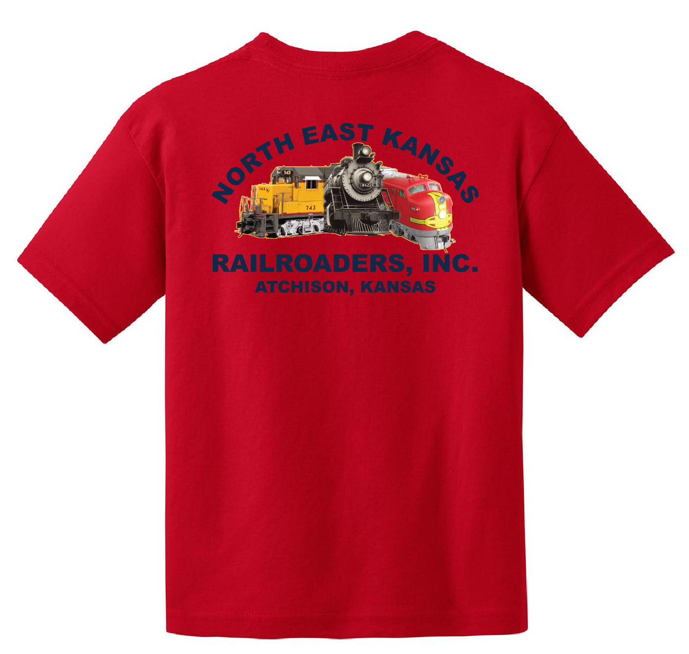 North East Kansas Railroaders Tee - Youth