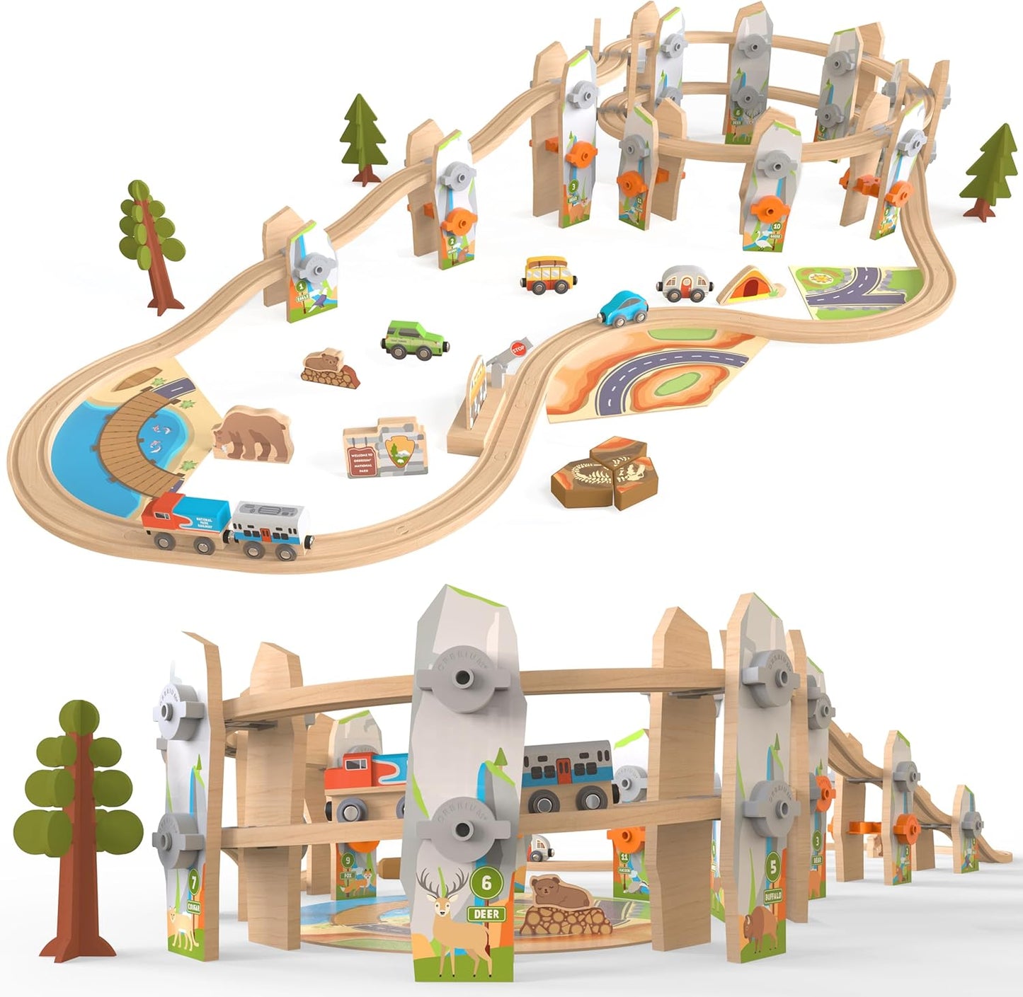ORBRIUM® Toys National Park Mountain Spiral Adventure Set