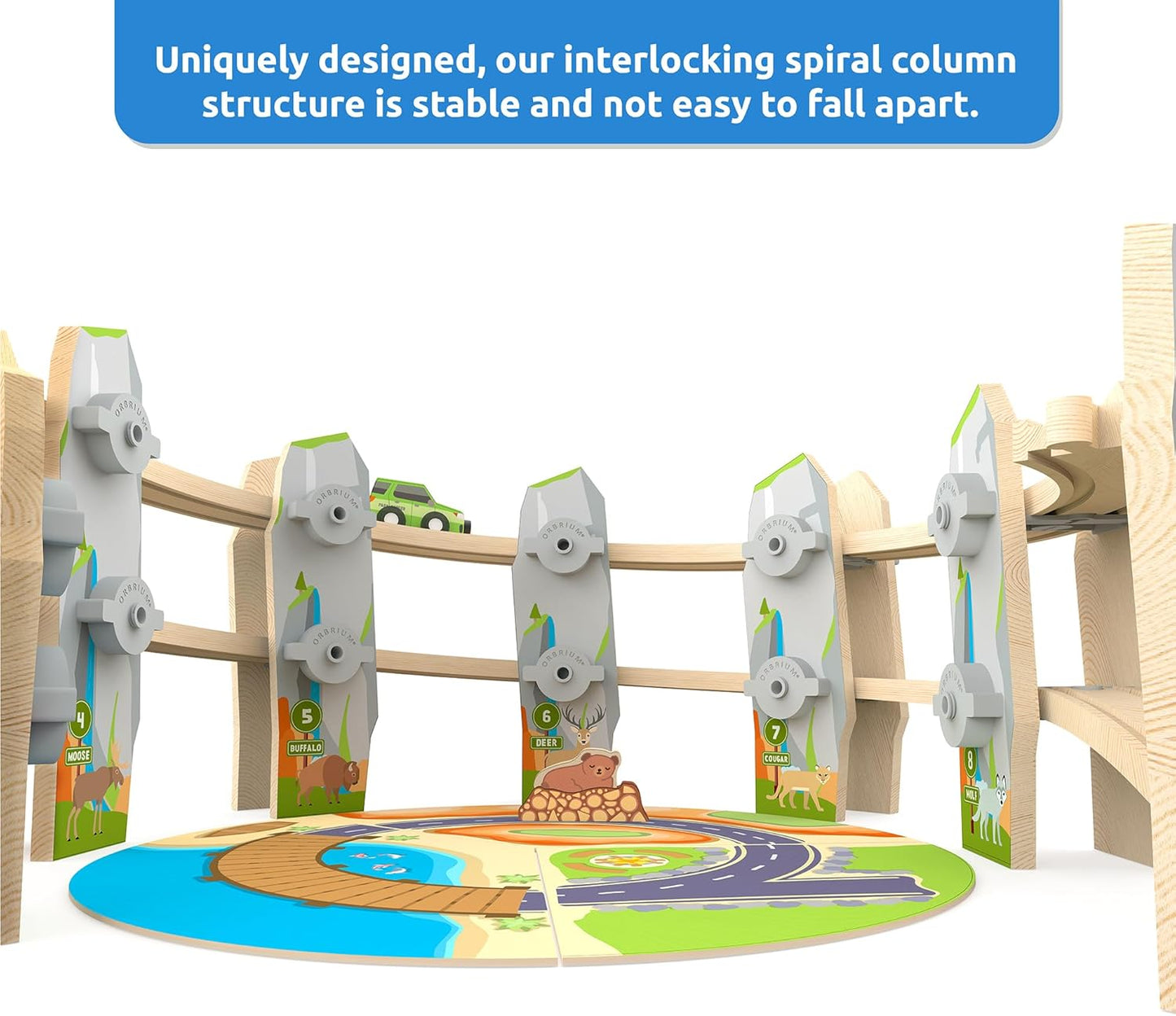 ORBRIUM® Toys National Park Mountain Spiral Adventure Set