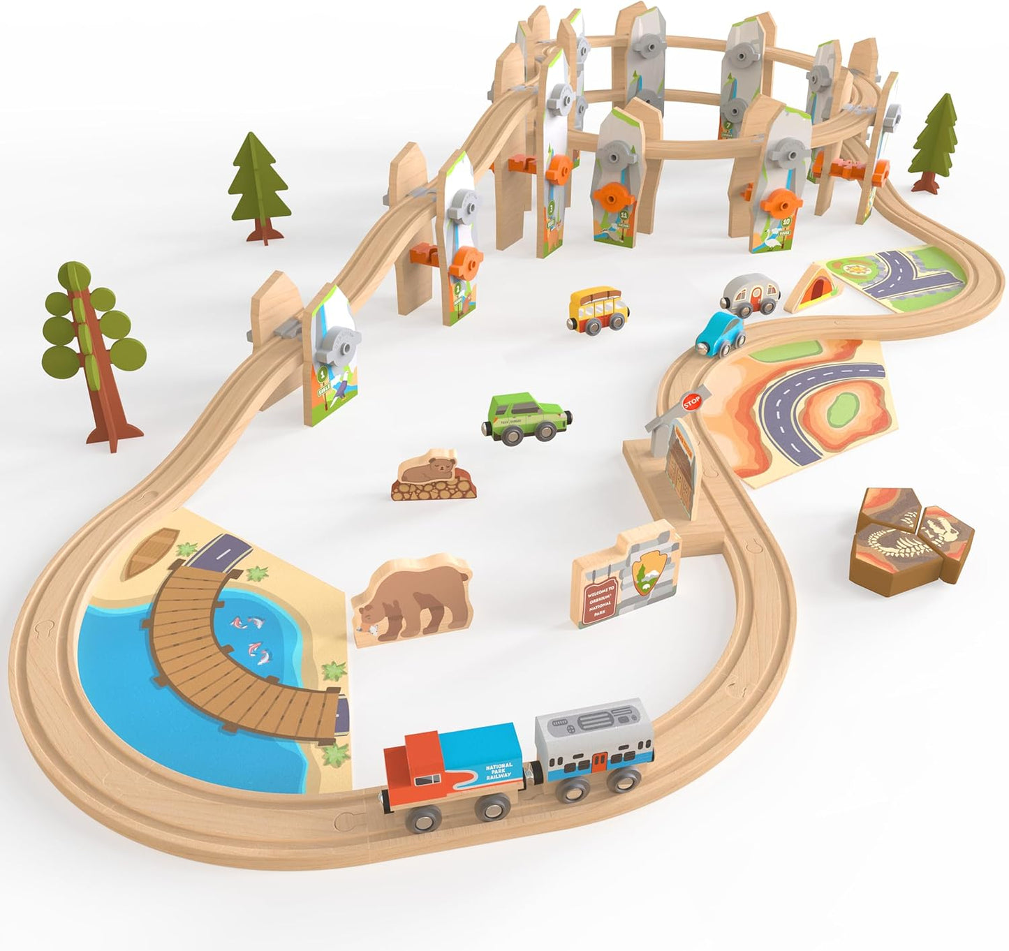 ORBRIUM® Toys National Park Mountain Spiral Adventure Set