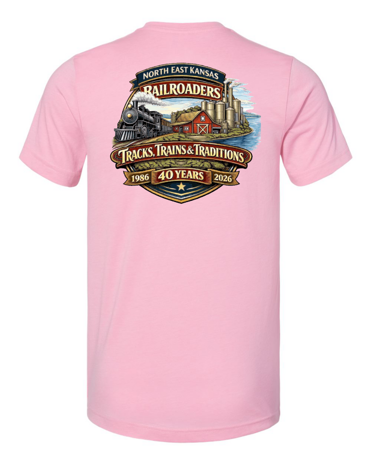 Tracks, Trains & Traditions - 40th Year Celebration Tee