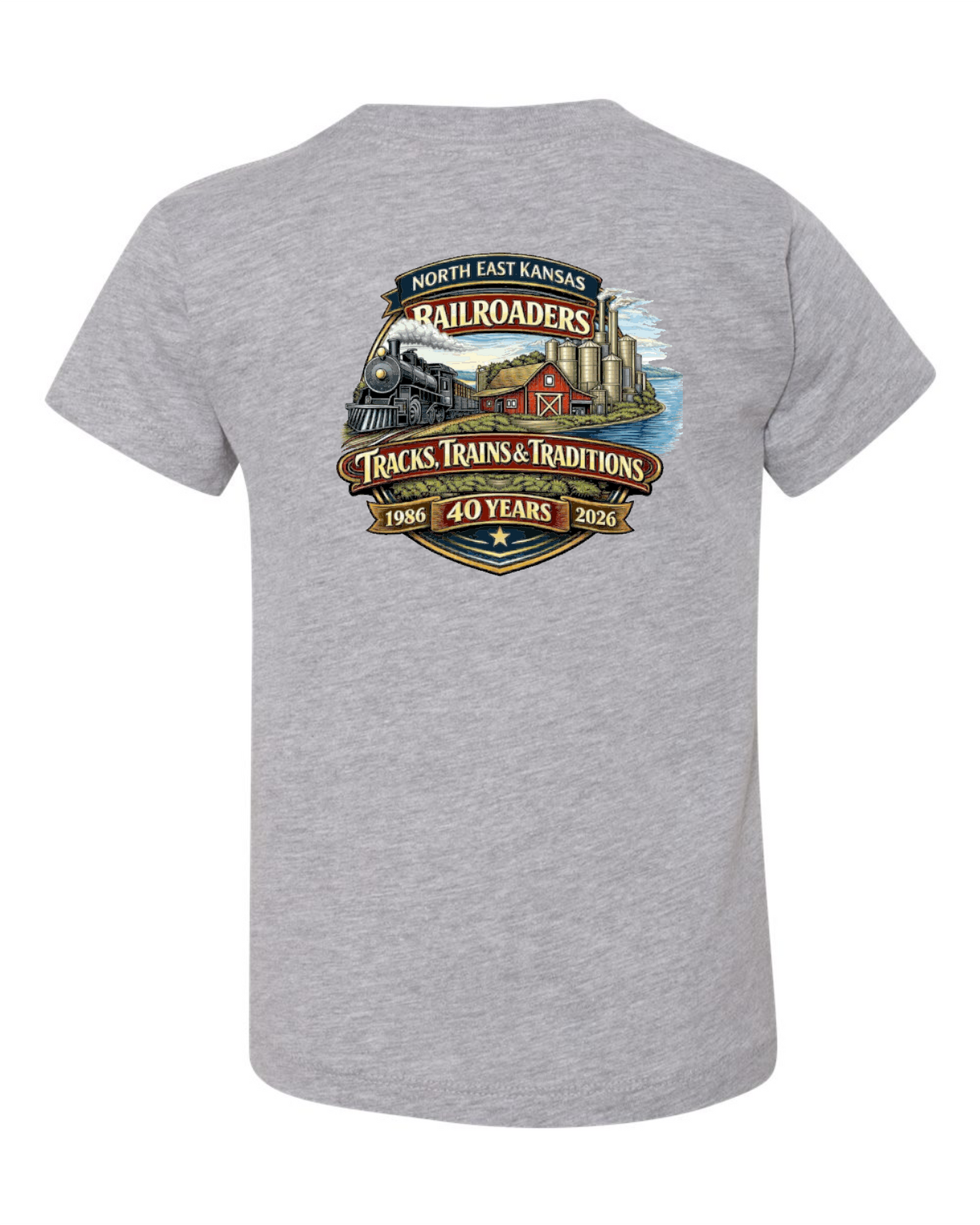 Tracks, Trains & Traditions - 40th Anniversary Toddler Tee
