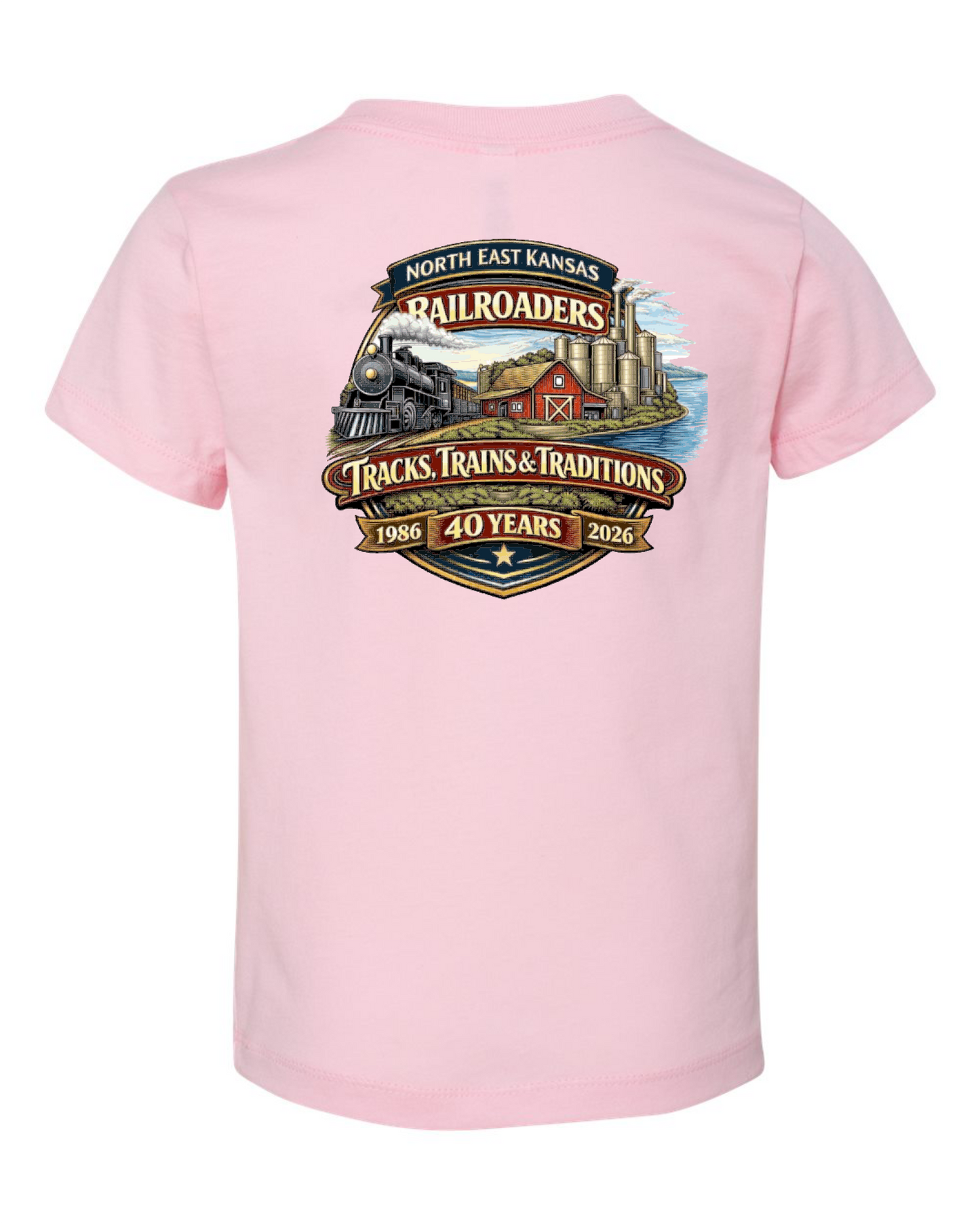 Tracks, Trains & Traditions - 40th Anniversary Toddler Tee