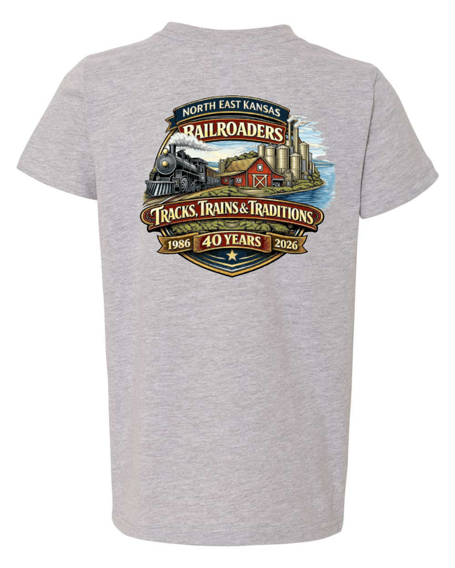 Tracks, Trains & Traditions - 40 Anniversary Youth T-Shirt