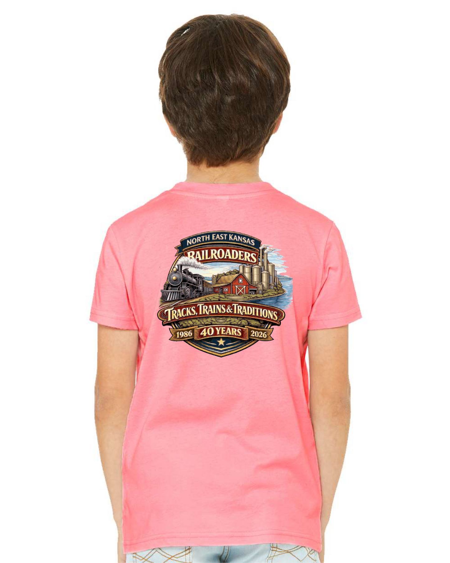 Tracks, Trains & Traditions - 40 Anniversary Youth T-Shirt