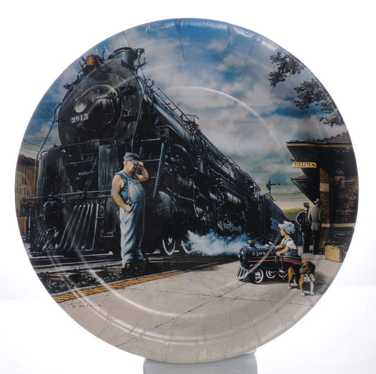 Whistle Stop Train Party Dinner Plates