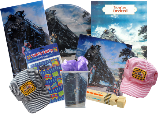Whistle Stop Engine Train Party Bundle