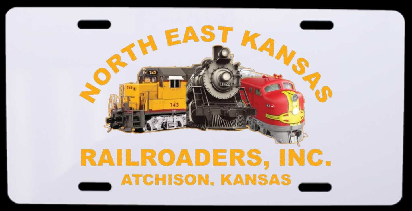 NEKRR License Plate - Members