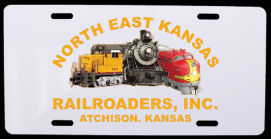 NEKRR License Plate - Members